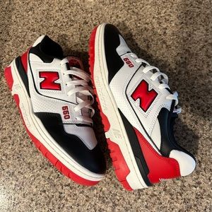 New Balance 550 White Red Black Size 10.5 Men’s